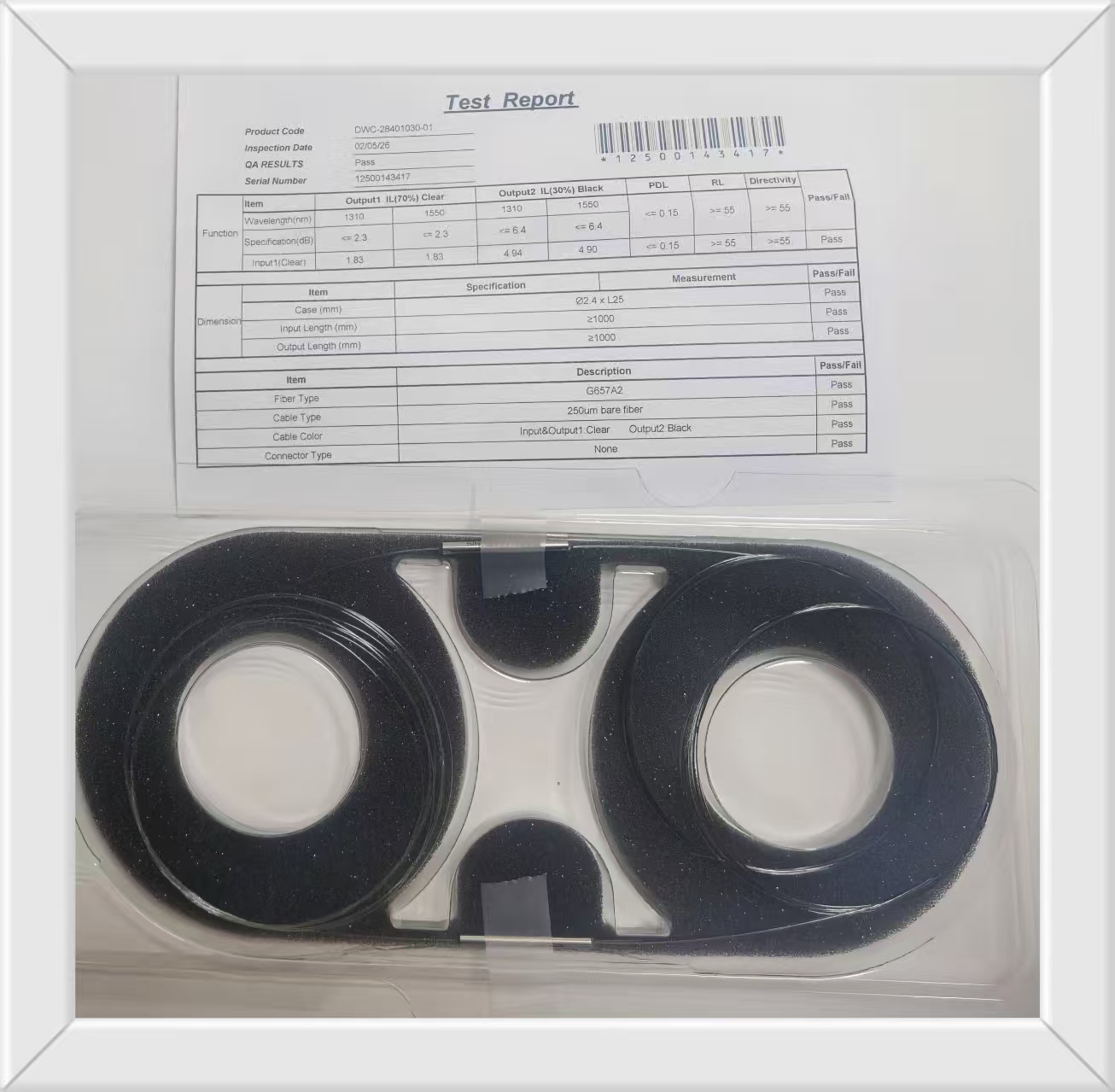 Hiphotonics Mini FBT Optical Splitter OD2.4×25 Successfully Certified by Global Industry Leaders